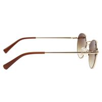 OC.TN.0018-0221.1 Oculos de Sol Unissex Teen Chilli Beans Redondo Dourado -1-